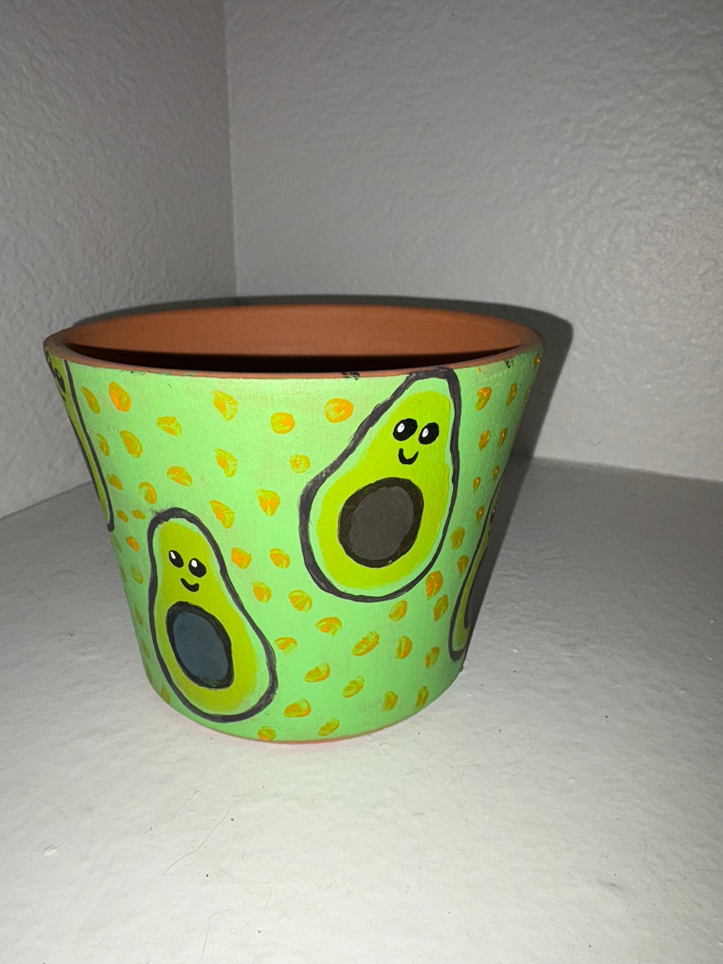 Avocado Terra Cot Pot