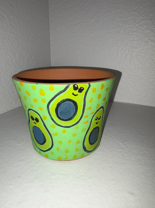 Avocado Terra Cot Pot