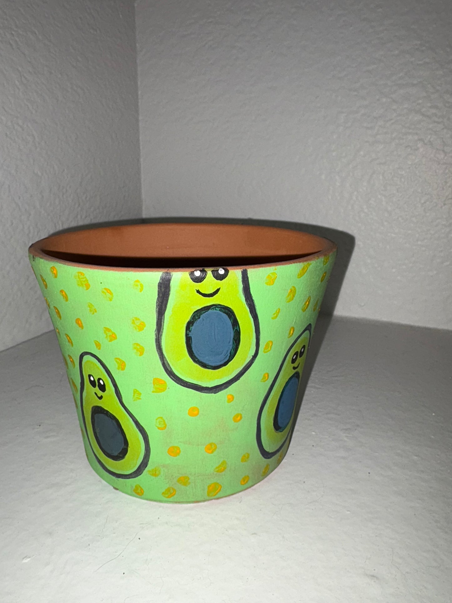 Avocado Terra Cot Pot